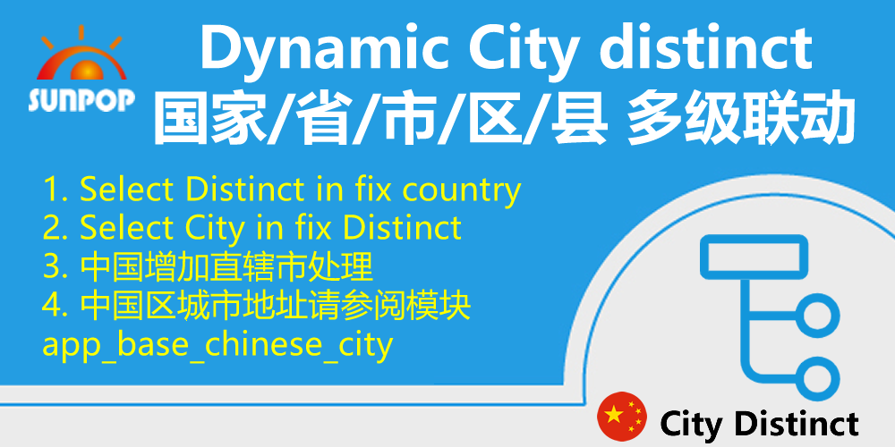 Address City and distinct Dynamic Select 