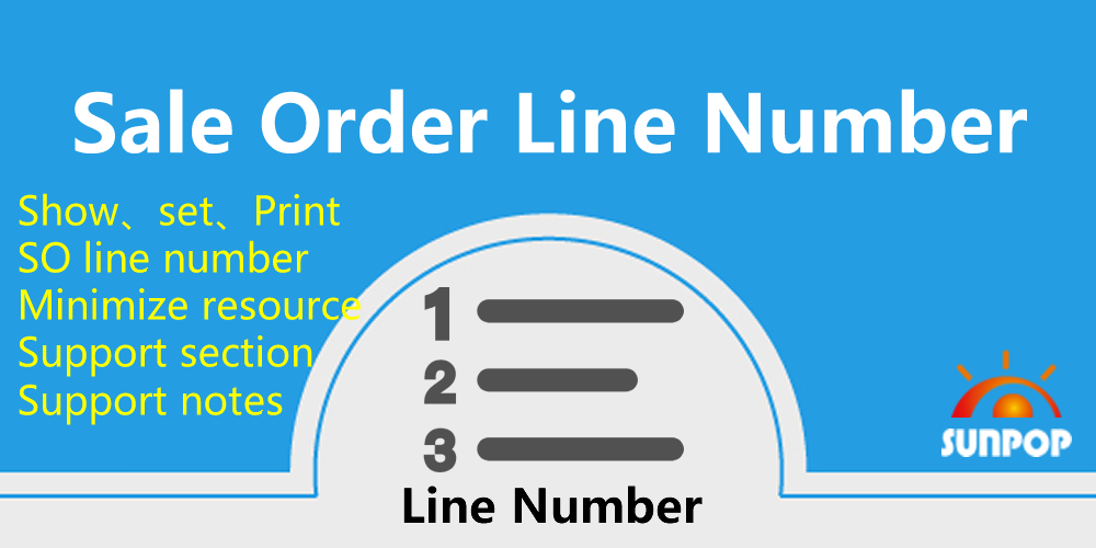 App Sale Order Line Sequence, Line Number