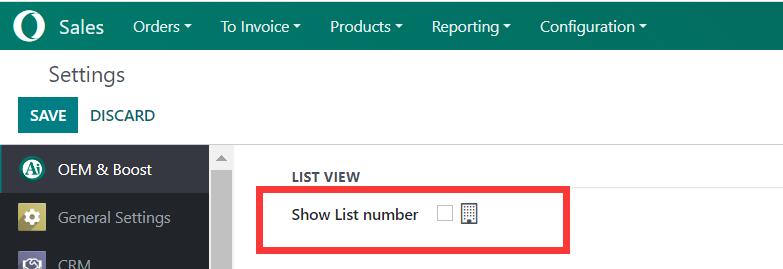 App Show Number in List/Tree View
