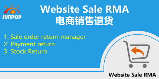 [app_website_sale_rma] Sale RMA website, sale order return. 销售退货退款