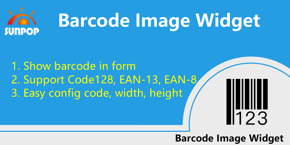Barcode Image Widget 