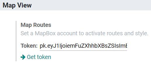 Configure Mapbox for Odoo Field Service