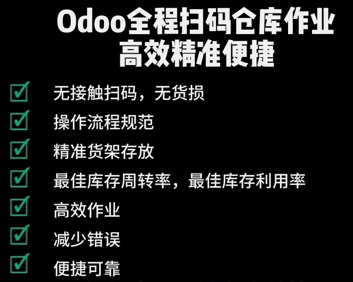 odoo17进销存、完整供应链全流程条码追溯