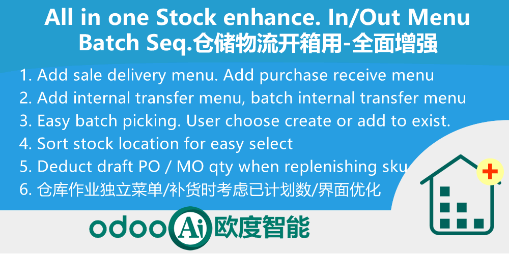 [app_stock_pro] 仓储物流开箱用系列-全面增强,收发货菜单,增强补货规则All in one Stock Enhance