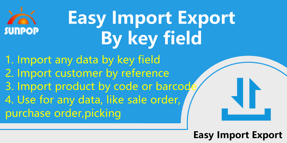 [app_base_import_export] odoo高级excel导入导出。按关键字编码等导入，多对多一对多快速导入